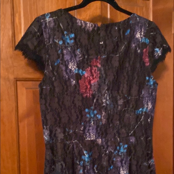 Womans Ivy & Blu Black Mini Fit and Flare Dress Size 10 - Picture 5 of 7